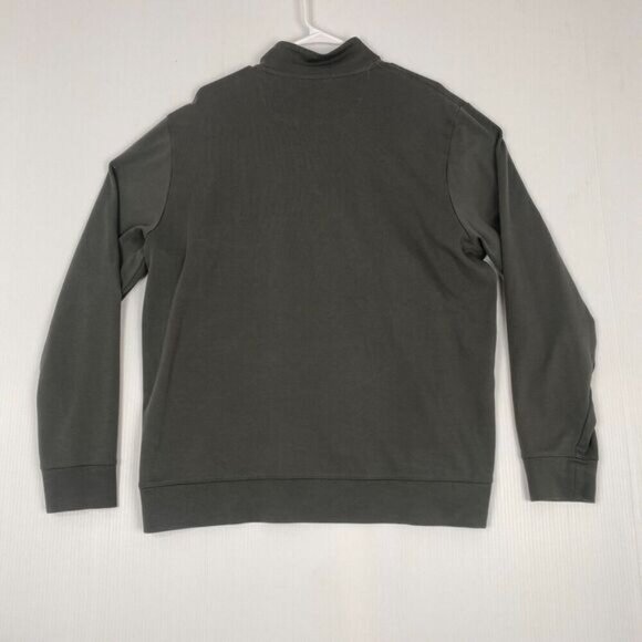 Vineyard Vines Pullover Mens Large Gray Sweater 1/4 Zip Cotton Jacket Stretch - Picture 13 of 13